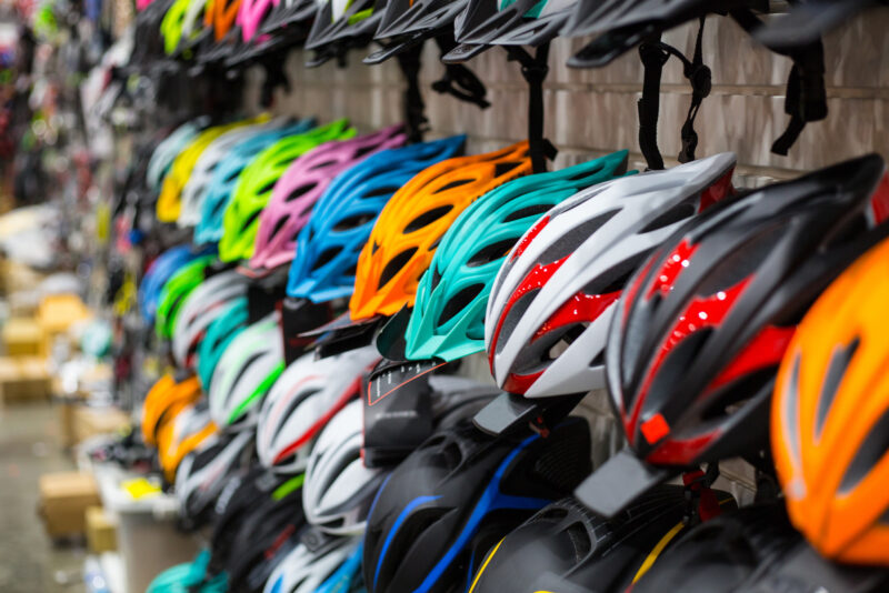 Colorful Bike helmets for your choosing products.